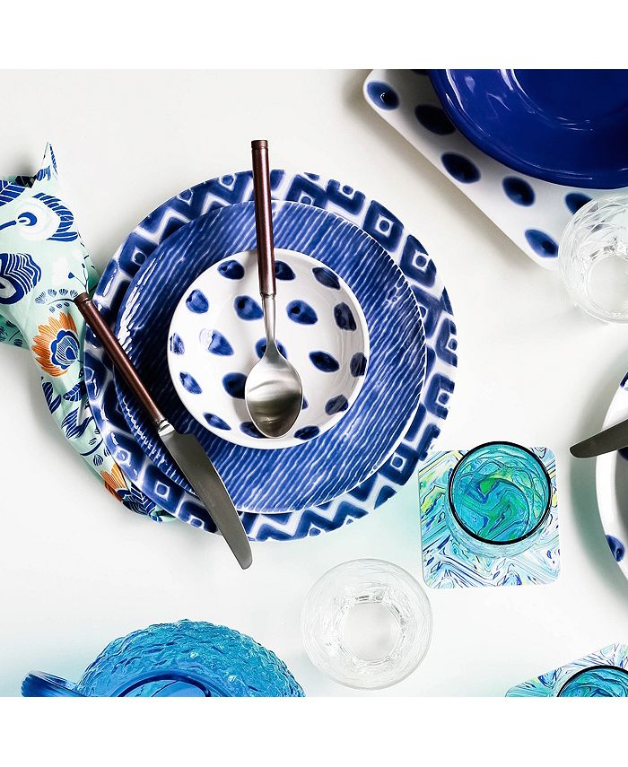 Vietri Santorini Assorted Pasta Bowls - Set of 4