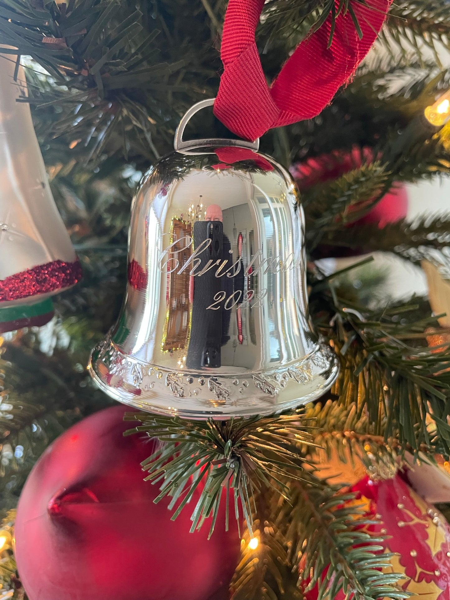 2025 Sterling Silver Christmas Bell Ornament