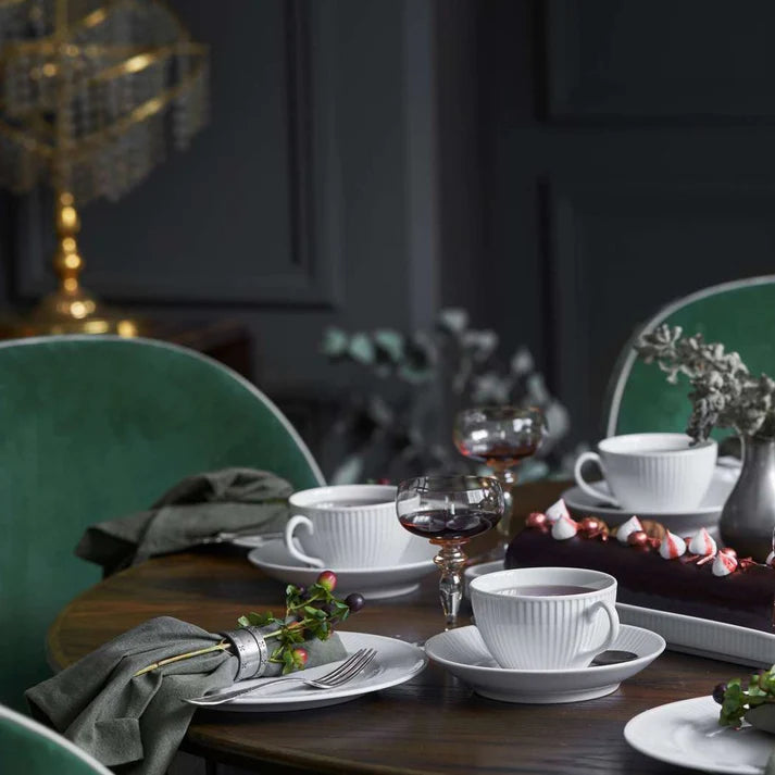 Pillivuyt Plisse Breakfast Saucer - 6.25" diam.