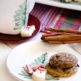 Vietri Lastra Holiday Canape Plate