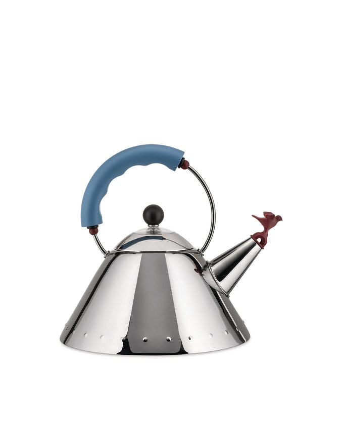 Alessi Michael Graves Stainless Steel Tea Kettle - Blue