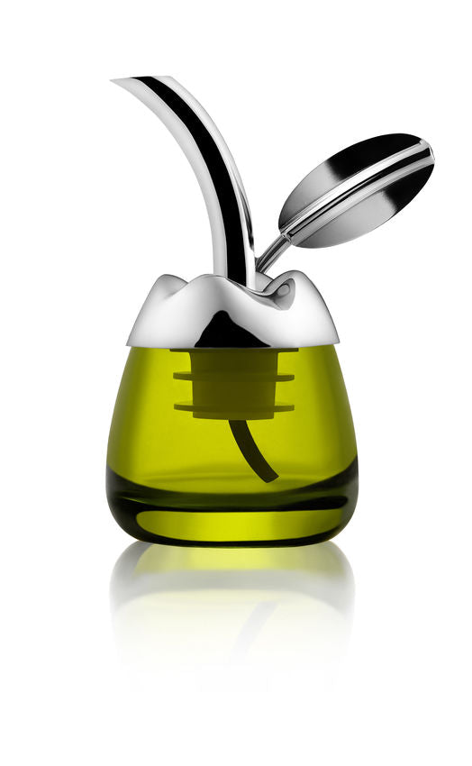 Alessi Fior d’ olio Olive Oil Pourer /w Tasting Glass