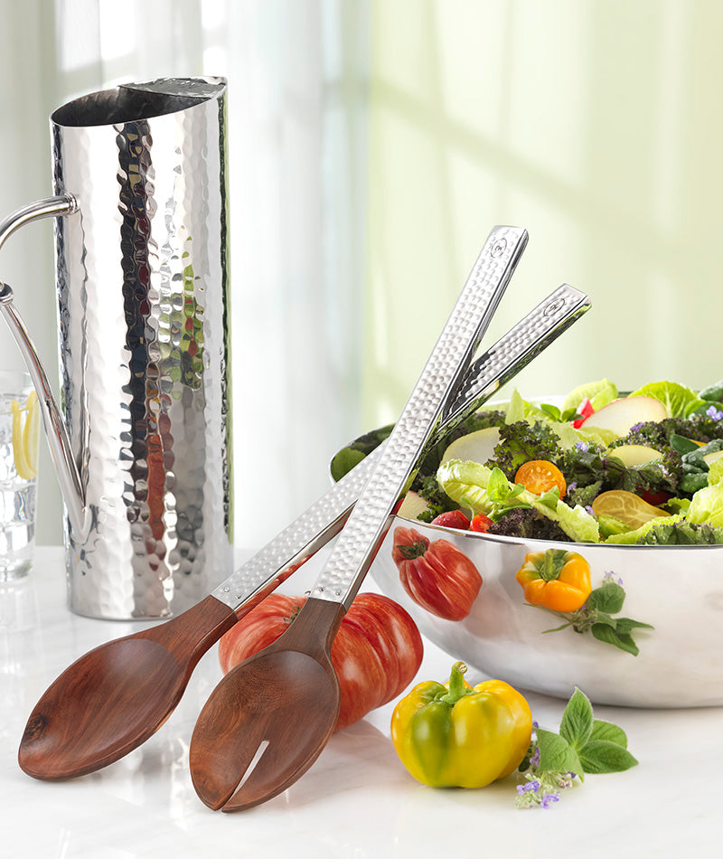 Valencia Salad Set w/ Acacia Wood (2pc set)