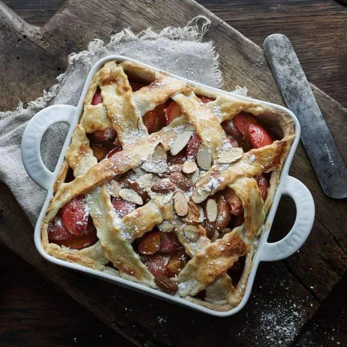 Pillivuyt Toulouse Square Bakers - 10.5" L x 10.5" W x 2.35" H - 2.5 qt