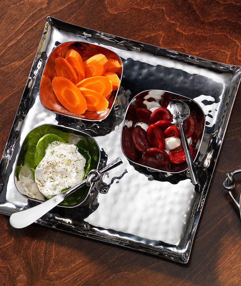 Mary Jurek Fidelia Square Bowl - 9 in.