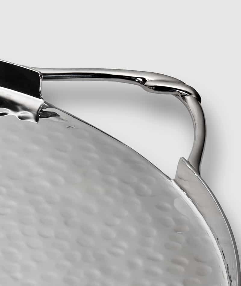 Mary Yurek Infinity Round Tray w/ Twist Handles