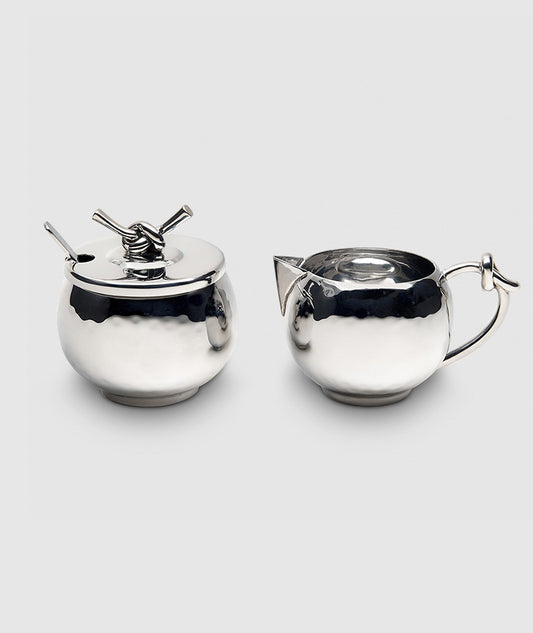 Mary Jurek Helyx Cream & Sugar Set w/Knot